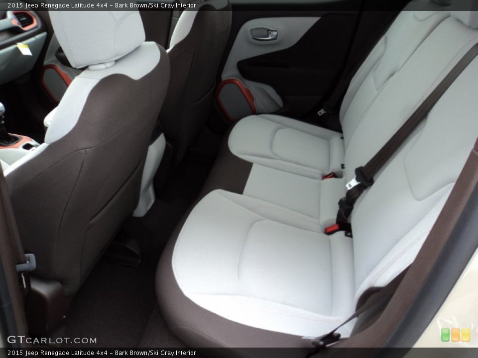 Bark Brown/Ski Gray Interior Rear Seat for the 2015 Jeep Renegade Latitude 4x4 #105162873