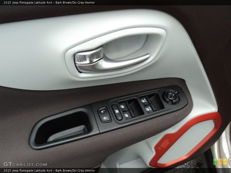 Bark Brown/Ski Gray Interior Controls for the 2015 Jeep Renegade Latitude 4x4 #105162918
