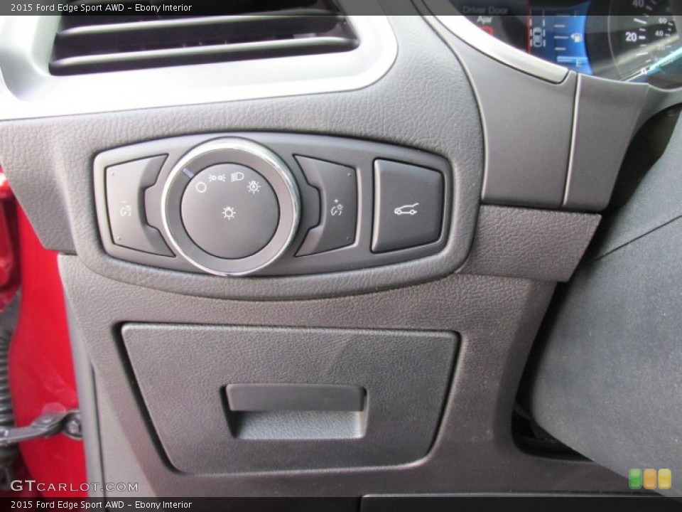 Ebony Interior Controls for the 2015 Ford Edge Sport AWD #105167541