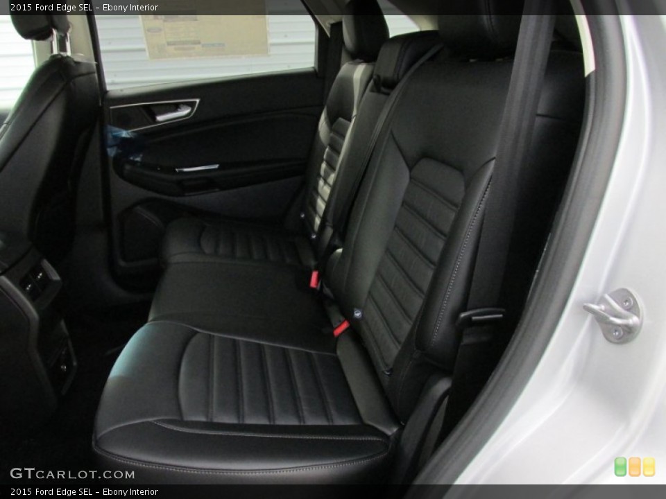 Ebony Interior Rear Seat for the 2015 Ford Edge SEL #105167835