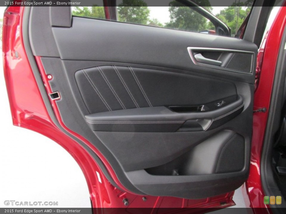 Ebony Interior Door Panel for the 2015 Ford Edge Sport AWD #105168324
