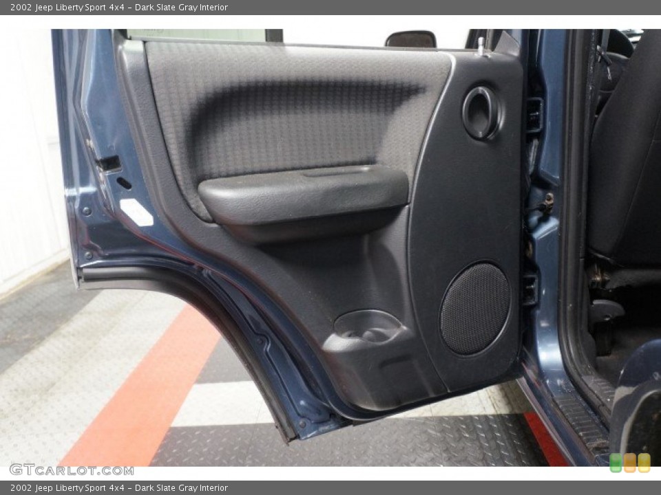 Dark Slate Gray Interior Door Panel for the 2002 Jeep Liberty Sport 4x4 #105169185