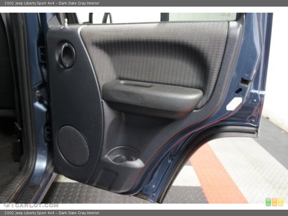 Dark Slate Gray Interior Door Panel for the 2002 Jeep Liberty Sport 4x4 #105169200