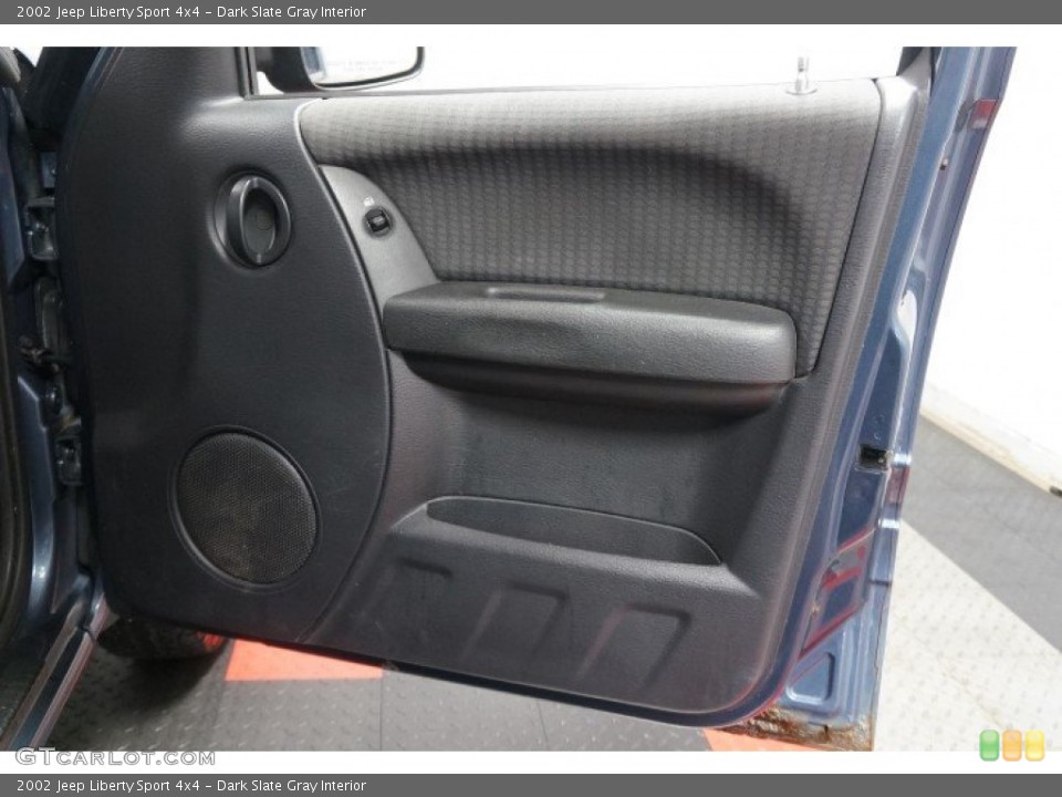 Dark Slate Gray Interior Door Panel for the 2002 Jeep Liberty Sport 4x4 #105169215