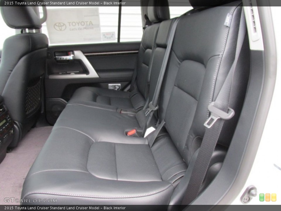 Black Interior Rear Seat for the 2015 Toyota Land Cruiser  #105170667