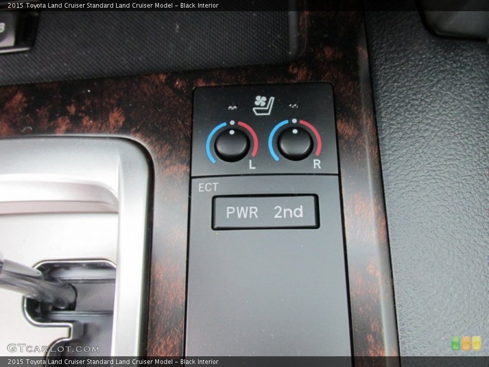 Black Interior Controls for the 2015 Toyota Land Cruiser  #105170840