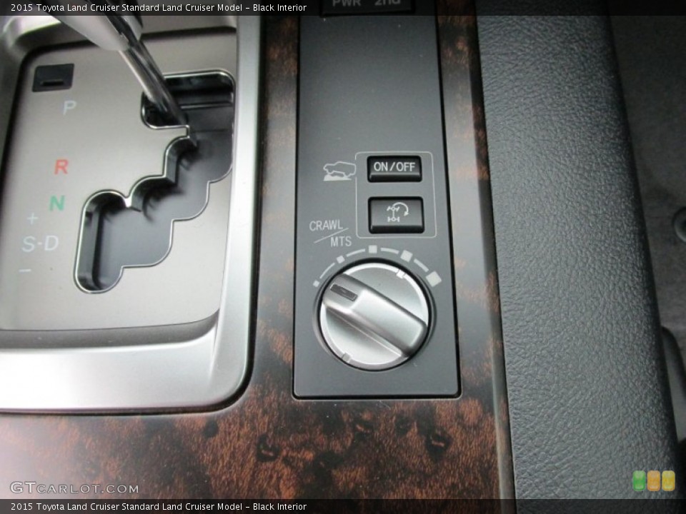 Black Interior Controls for the 2015 Toyota Land Cruiser  #105170859