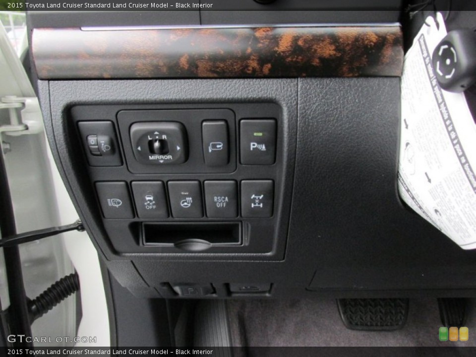 Black Interior Controls for the 2015 Toyota Land Cruiser  #105170901