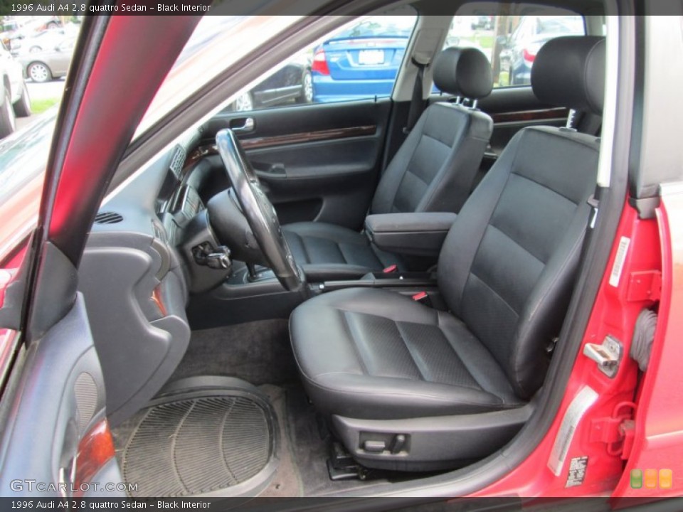 Black Interior Front Seat for the 1996 Audi A4 2.8 quattro Sedan #105171858