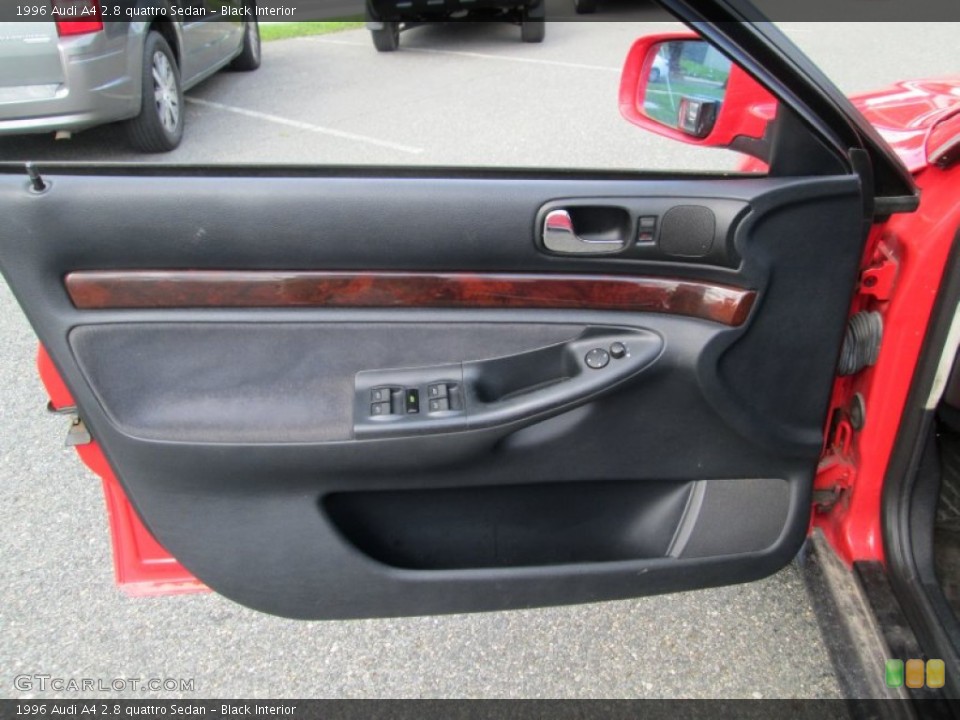 Black Interior Door Panel for the 1996 Audi A4 2.8 quattro Sedan #105171874