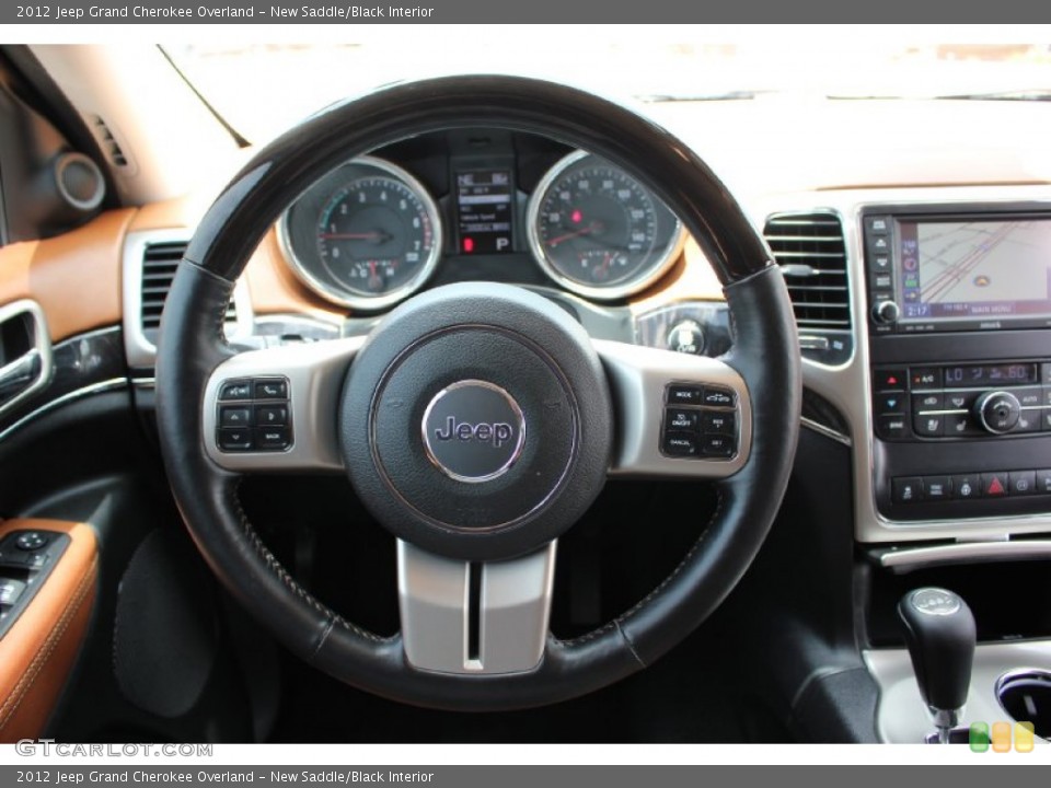 New Saddle/Black Interior Steering Wheel for the 2012 Jeep Grand Cherokee Overland #105173685