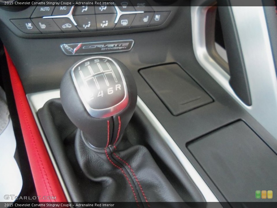 Adrenaline Red Interior Transmission for the 2015 Chevrolet Corvette Stingray Coupe #105184490