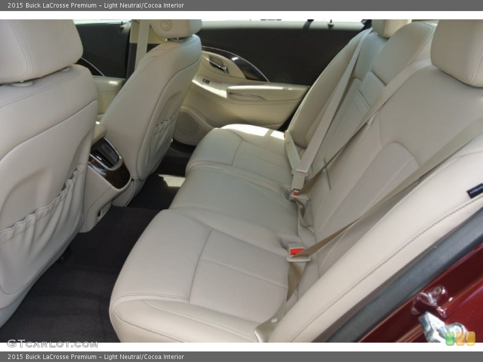Light Neutral/Cocoa Interior Rear Seat for the 2015 Buick LaCrosse Premium #105196379