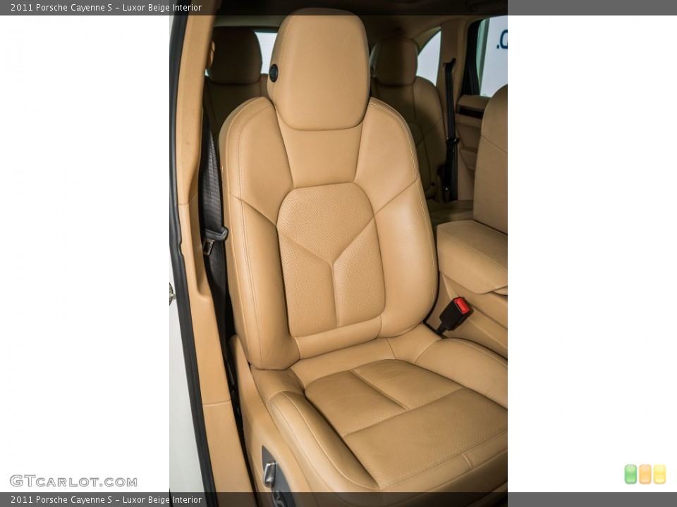 Luxor Beige Interior Front Seat for the 2011 Porsche Cayenne S #105197911
