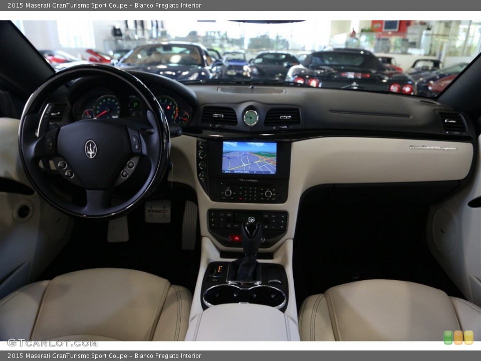 Bianco Pregiato Interior Dashboard for the 2015 Maserati GranTurismo Sport Coupe #105208820