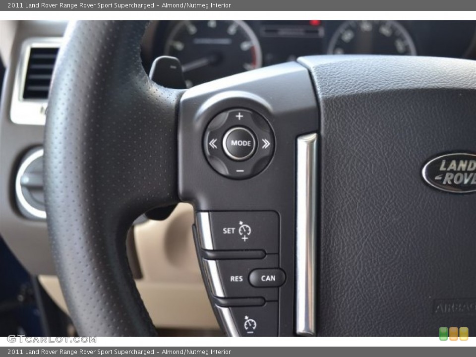 Almond/Nutmeg Interior Controls for the 2011 Land Rover Range Rover Sport Supercharged #105213614