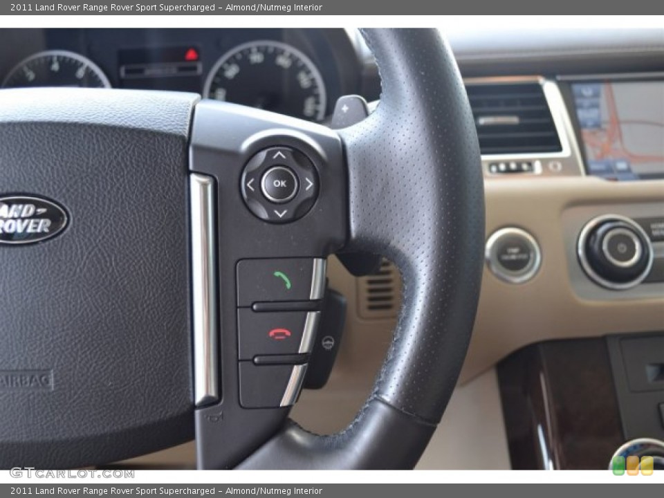 Almond/Nutmeg Interior Controls for the 2011 Land Rover Range Rover Sport Supercharged #105213647