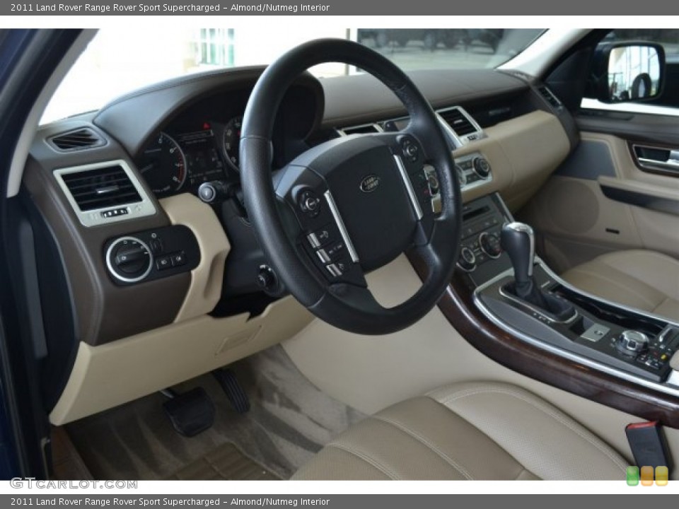 Almond/Nutmeg Interior Photo for the 2011 Land Rover Range Rover Sport Supercharged #105213725