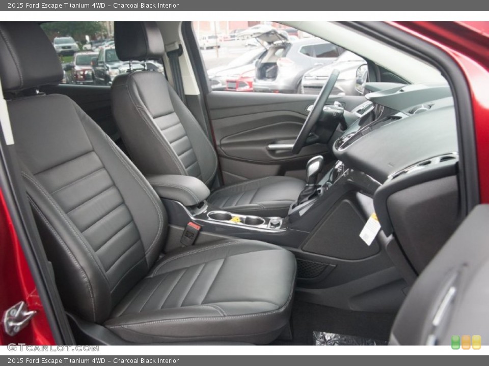 Charcoal Black Interior Front Seat for the 2015 Ford Escape Titanium 4WD #105213887
