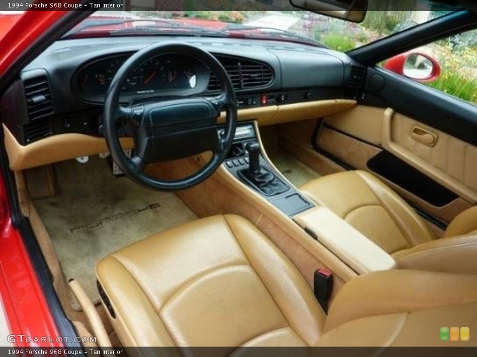 Tan Interior Photo for the 1994 Porsche 968 Coupe #105214886