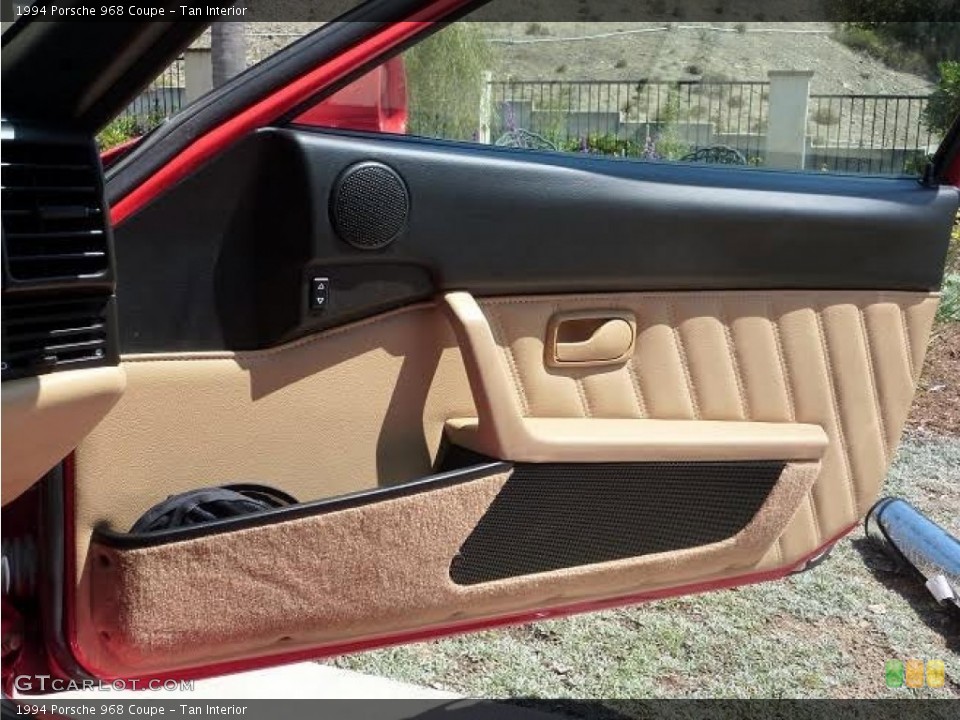 Tan Interior Door Panel for the 1994 Porsche 968 Coupe #105215306