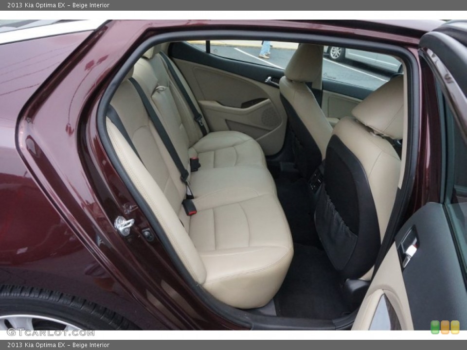 Beige Interior Rear Seat for the 2013 Kia Optima EX #105215894