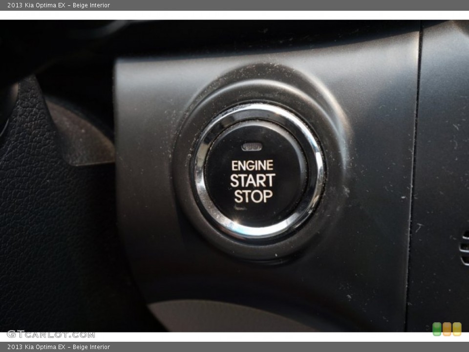 Beige Interior Controls for the 2013 Kia Optima EX #105216017