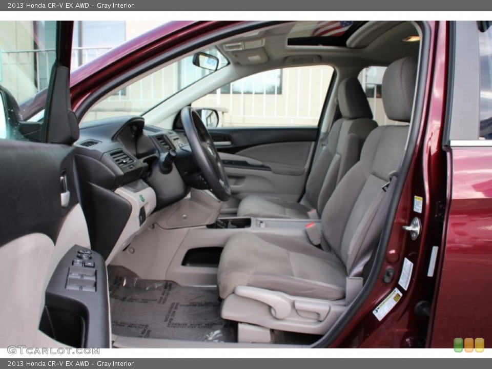 Gray Interior Front Seat for the 2013 Honda CR-V EX AWD #105224555