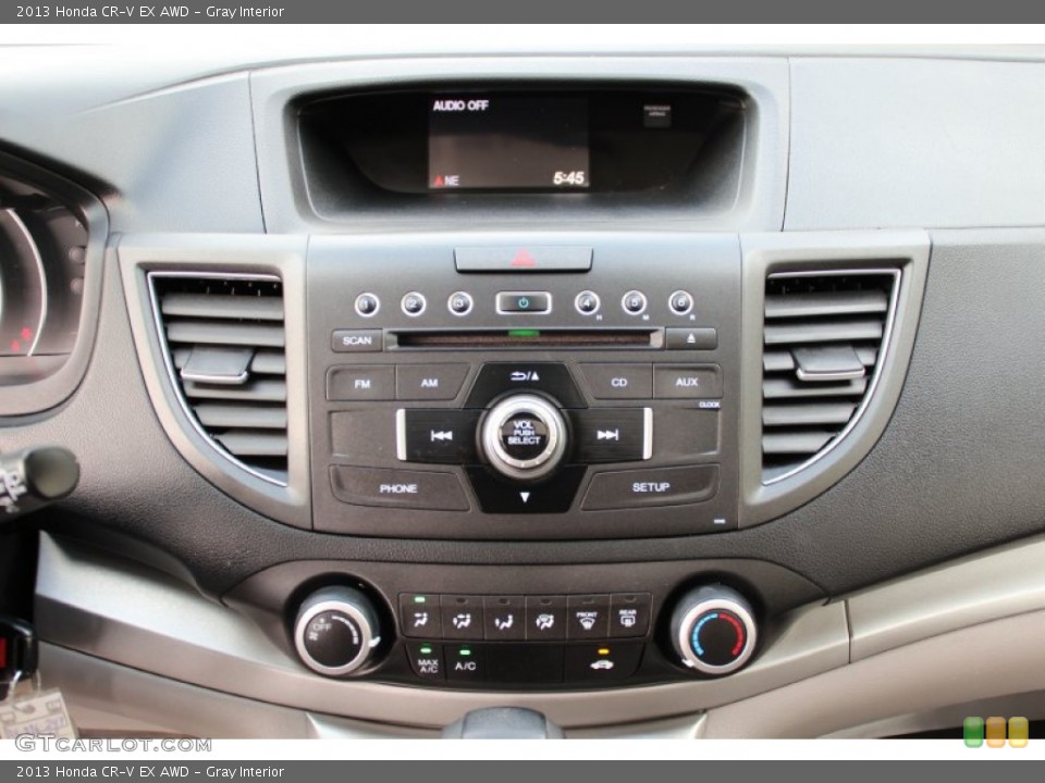 Gray Interior Controls for the 2013 Honda CR-V EX AWD #105224618