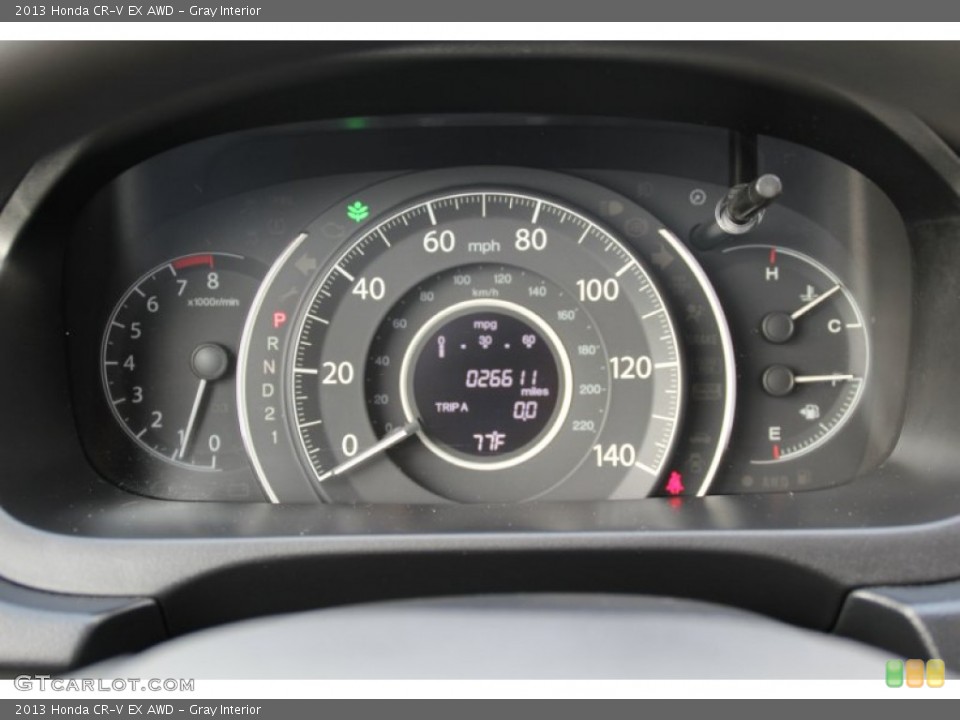 Gray Interior Gauges for the 2013 Honda CR-V EX AWD #105224711
