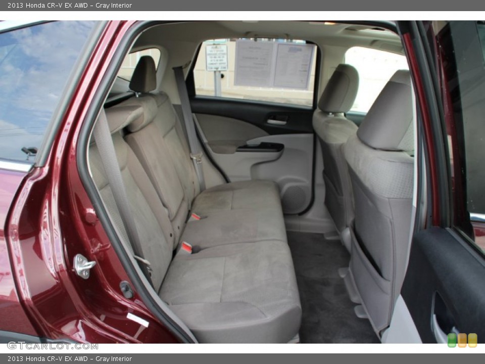 Gray Interior Rear Seat for the 2013 Honda CR-V EX AWD #105224774