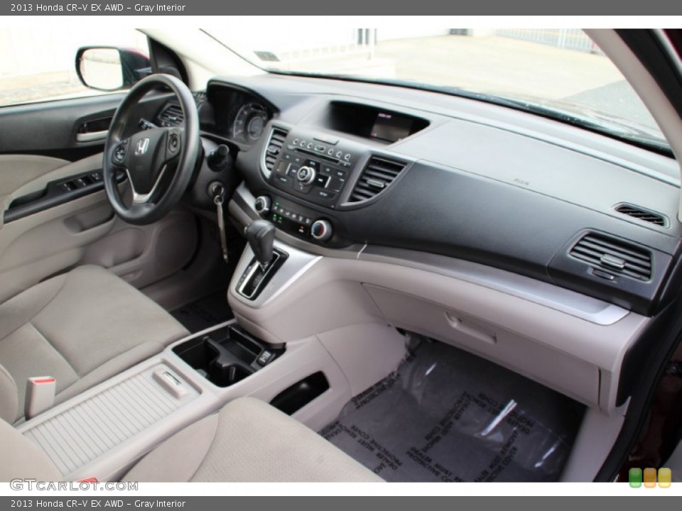 Gray Interior Dashboard for the 2013 Honda CR-V EX AWD #105224795
