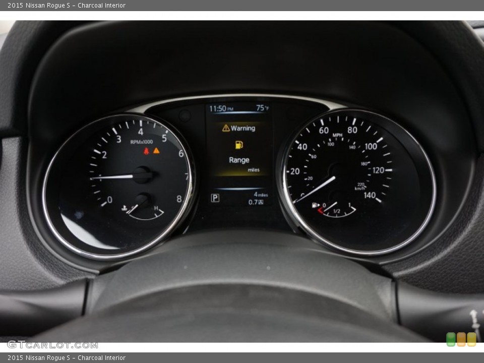 Charcoal Interior Gauges for the 2015 Nissan Rogue S #105225977