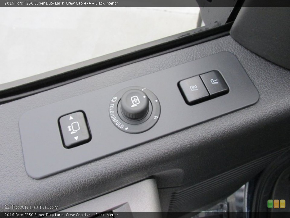 Black Interior Controls for the 2016 Ford F250 Super Duty Lariat Crew Cab 4x4 #105227459