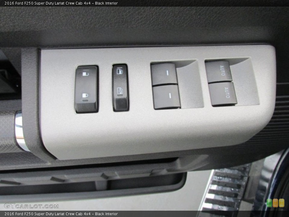 Black Interior Controls for the 2016 Ford F250 Super Duty Lariat Crew Cab 4x4 #105227483