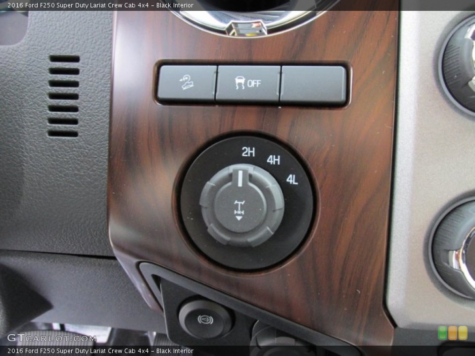 Black Interior Controls for the 2016 Ford F250 Super Duty Lariat Crew Cab 4x4 #105227689