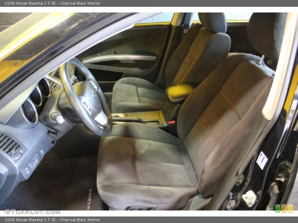 Charcoal Black Interior Photo for the 2008 Nissan Maxima 3.5 SE #105227699