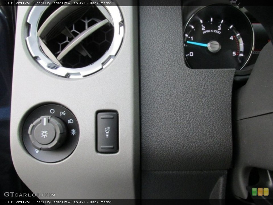 Black Interior Controls for the 2016 Ford F250 Super Duty Lariat Crew Cab 4x4 #105227741