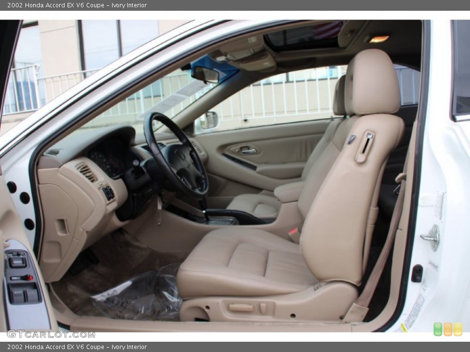Ivory Interior Front Seat for the 2002 Honda Accord EX V6 Coupe #105227805