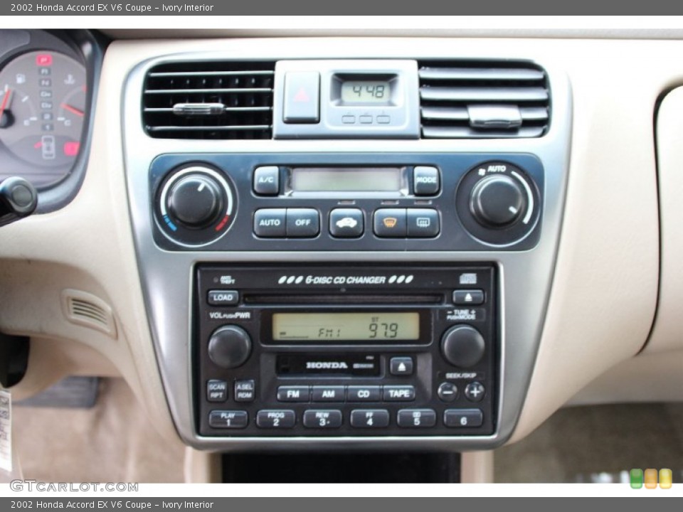 Ivory Interior Controls for the 2002 Honda Accord EX V6 Coupe #105227849
