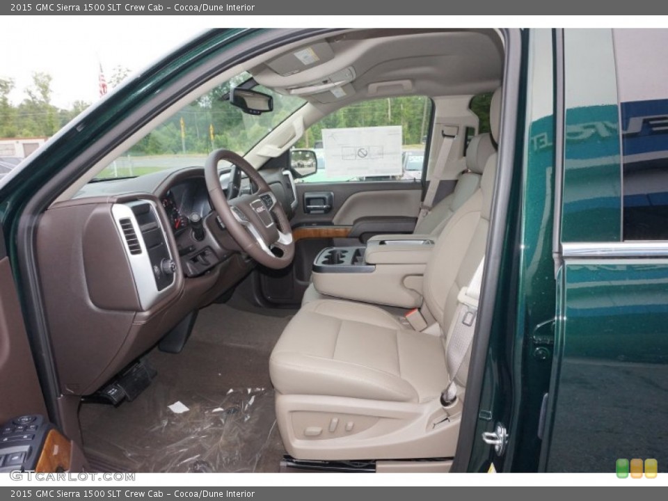 Cocoa/Dune Interior Photo for the 2015 GMC Sierra 1500 SLT Crew Cab #105228044