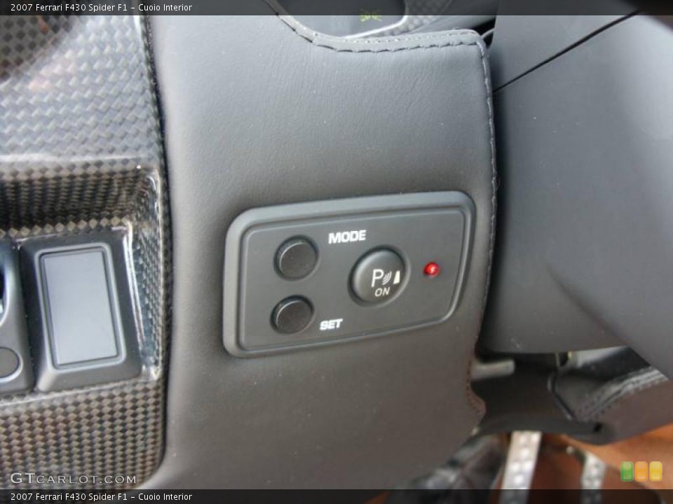 Cuoio Interior Controls for the 2007 Ferrari F430 Spider F1 #10522886