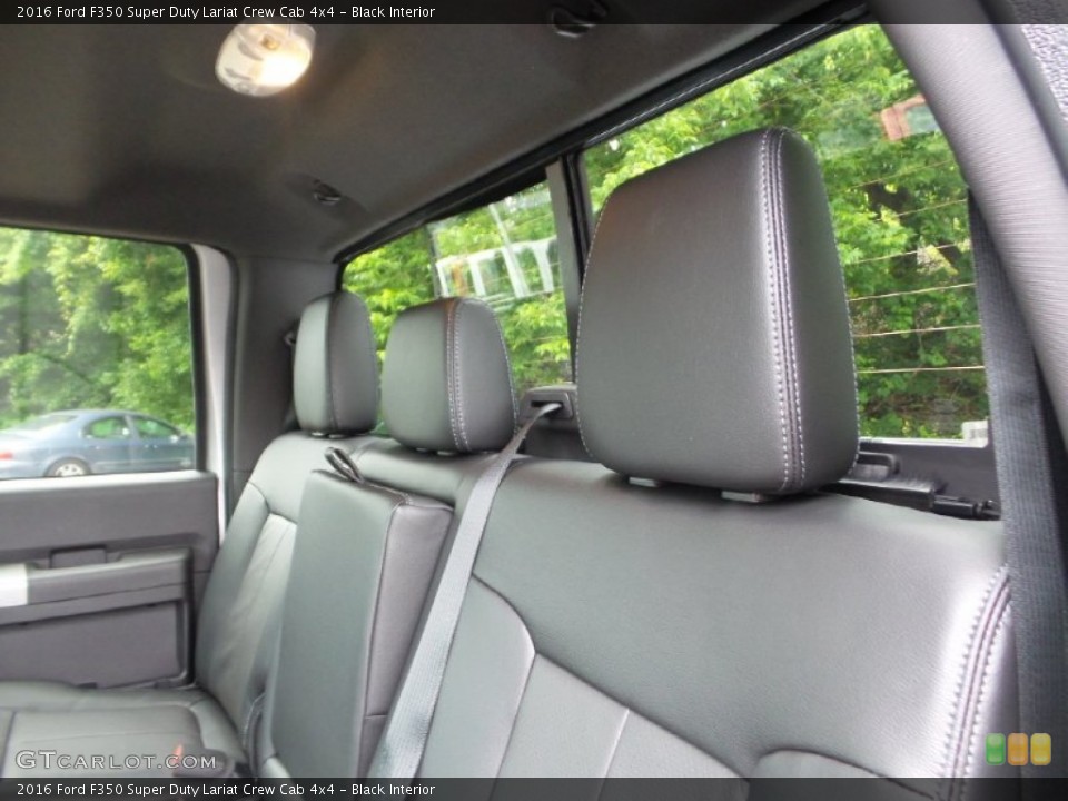 Black Interior Rear Seat for the 2016 Ford F350 Super Duty Lariat Crew Cab 4x4 #105230693