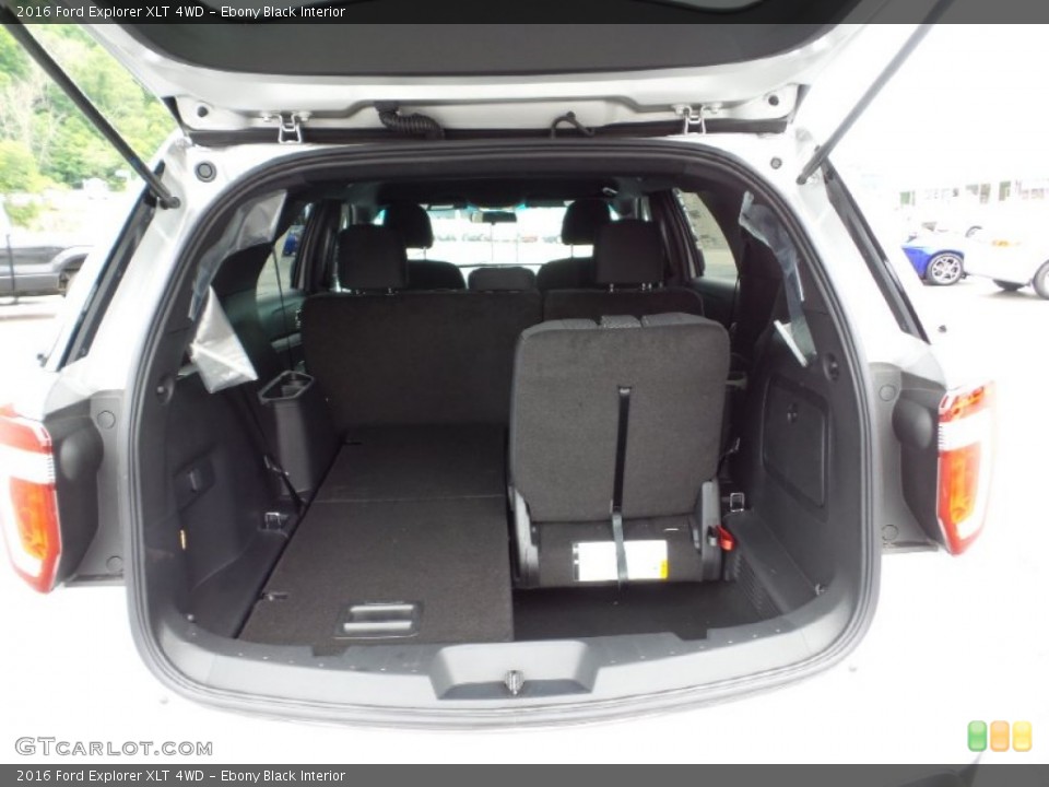 Ebony Black Interior Trunk for the 2016 Ford Explorer XLT 4WD #105230996