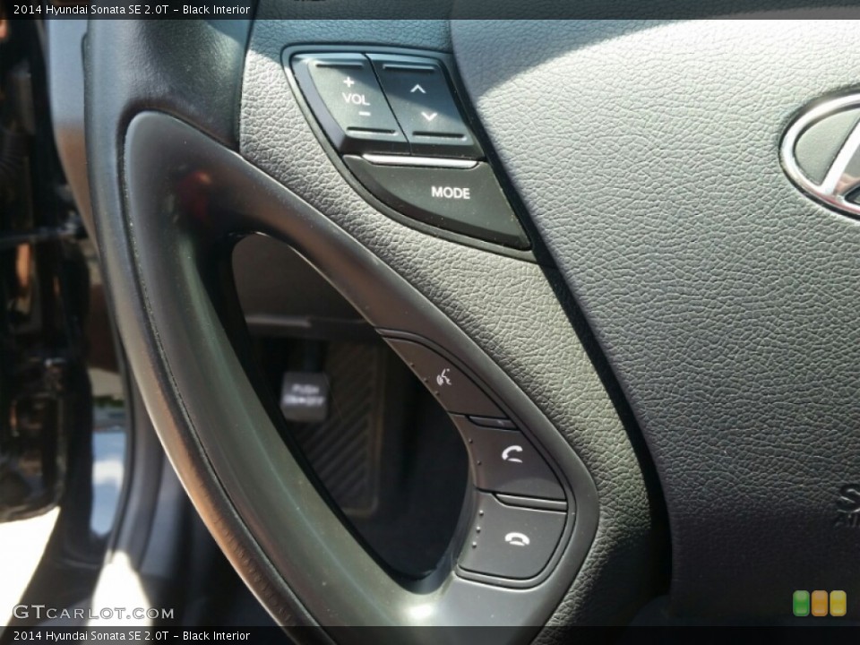 Black Interior Controls for the 2014 Hyundai Sonata SE 2.0T #105237668