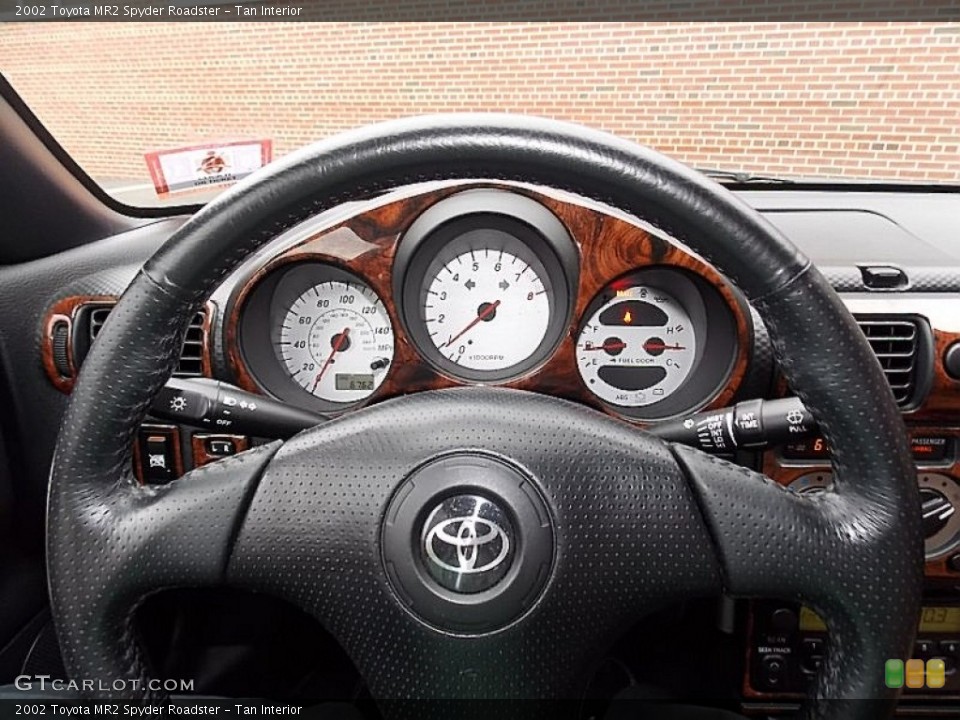 Tan Interior Gauges for the 2002 Toyota MR2 Spyder Roadster #105239381