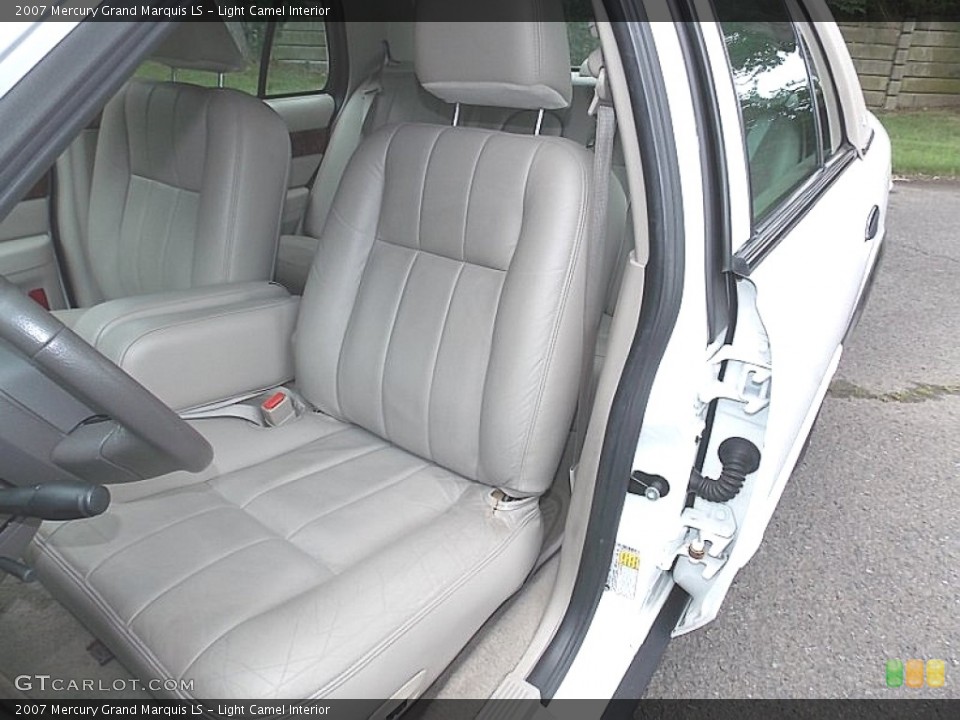 Light Camel Interior Front Seat for the 2007 Mercury Grand Marquis LS #105239768