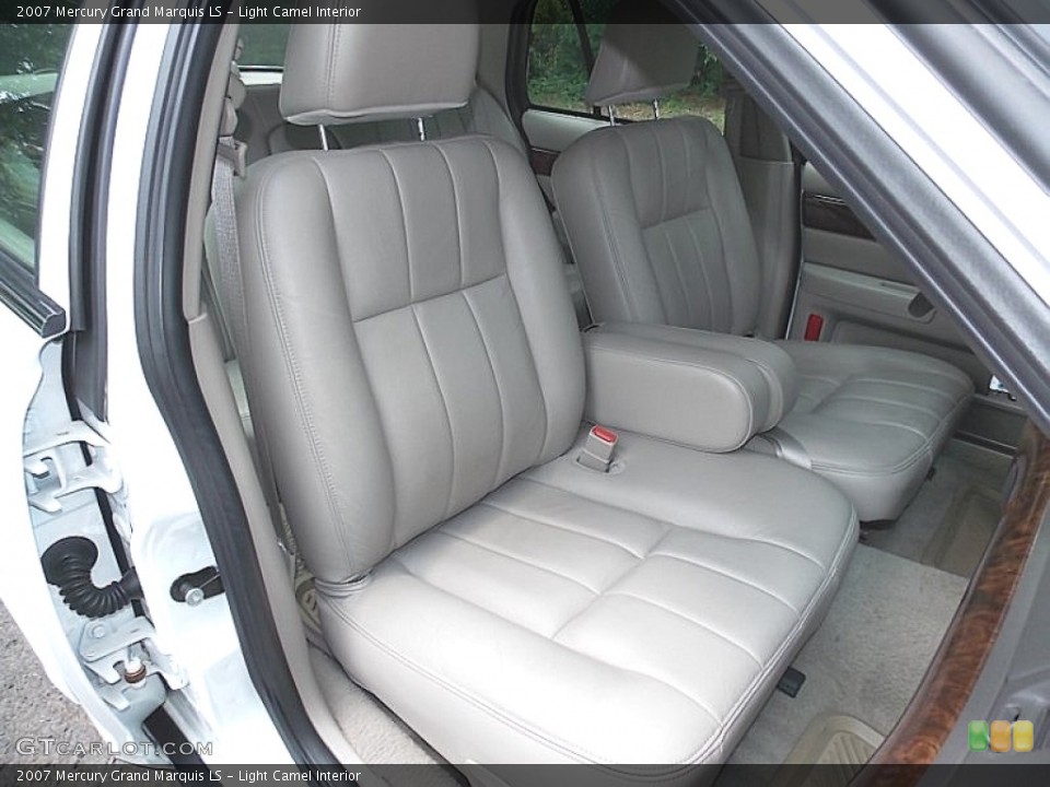 Light Camel Interior Front Seat for the 2007 Mercury Grand Marquis LS #105239975