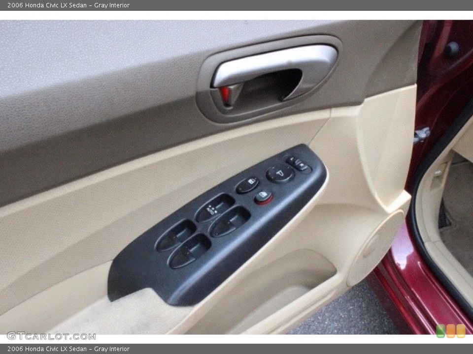 Gray Interior Controls for the 2006 Honda Civic LX Sedan #105241733
