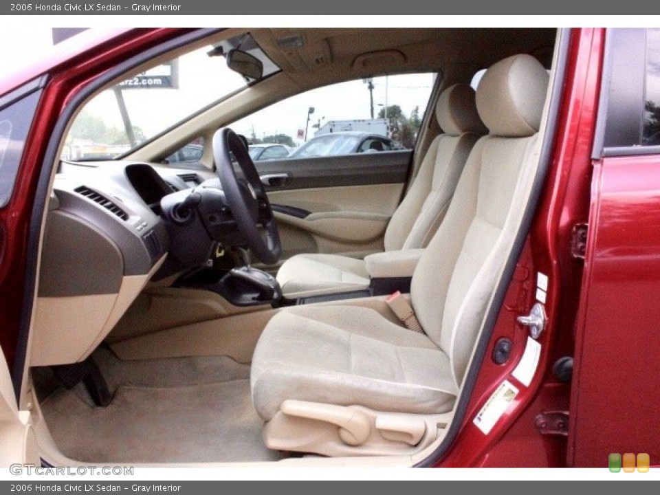 Gray Interior Photo for the 2006 Honda Civic LX Sedan #105241757